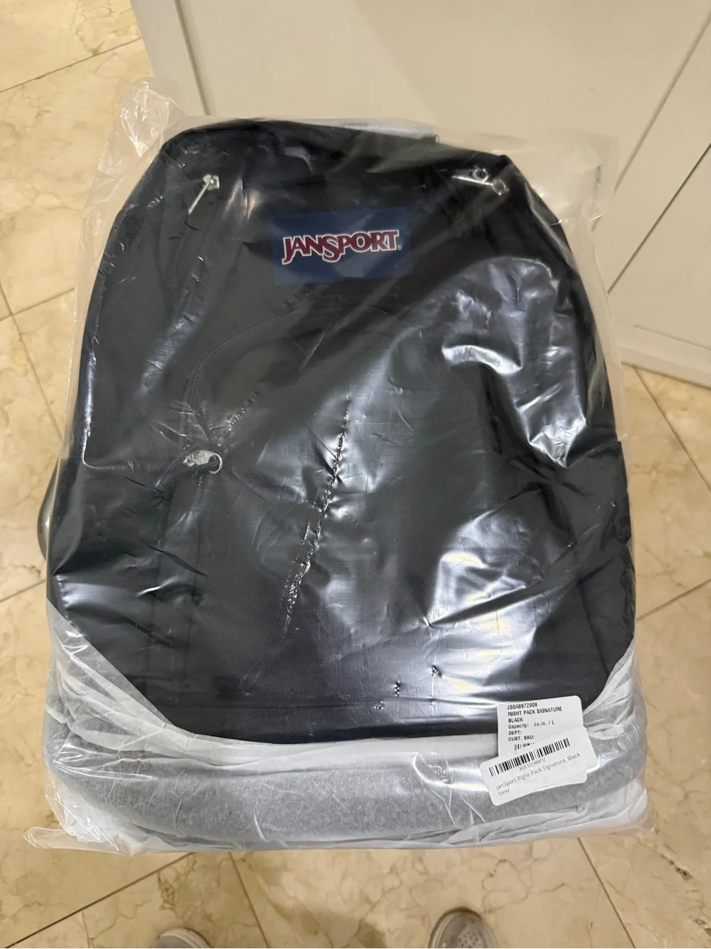 JanSport Right Pack Signature Backpack, NWT in black